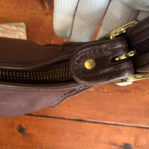 Coach Janice Riccardi Disanto Legacy Vintage 9950 USA Leather Cross Body Purse - Picture 5 of 13